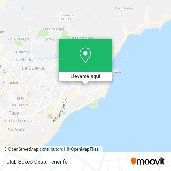 Mapa Club Boxeo Ceab