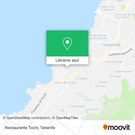 Mapa Restaurante Tochi