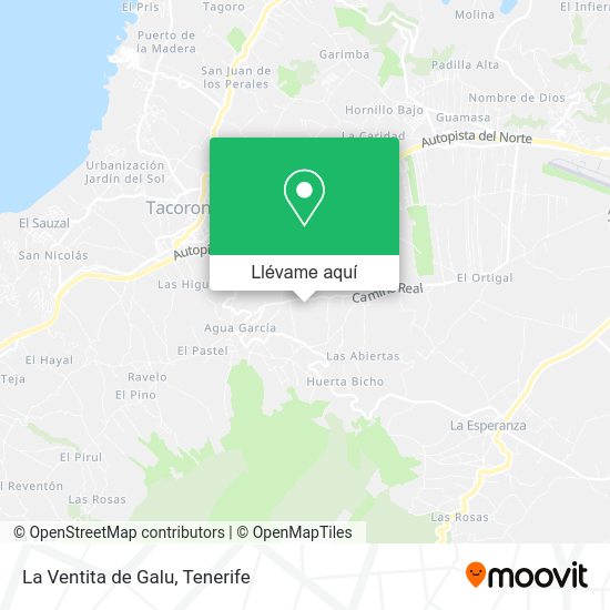 Mapa La Ventita de Galu