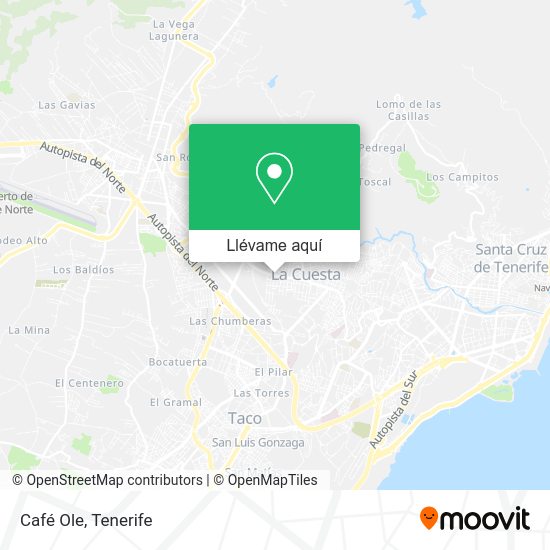 Mapa Café Ole