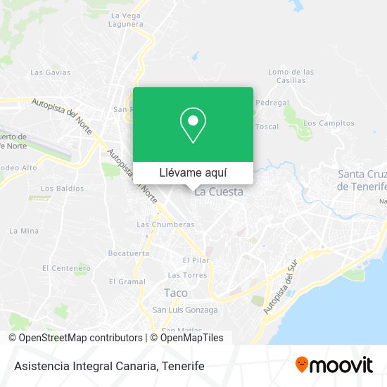 Mapa Asistencia Integral Canaria