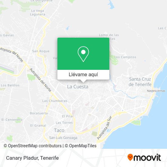 Mapa Canary Pladur