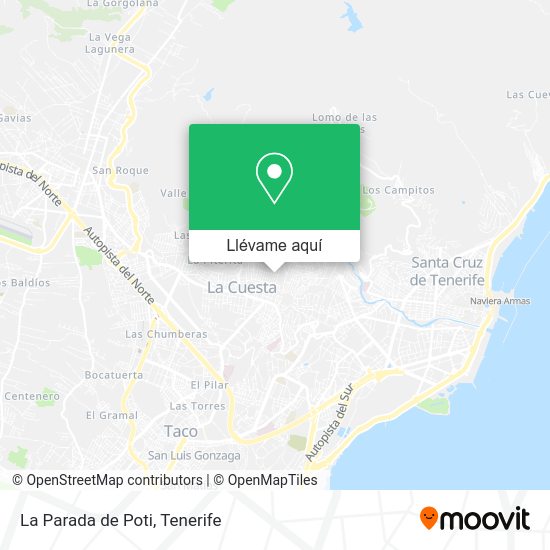 Mapa La Parada de Poti
