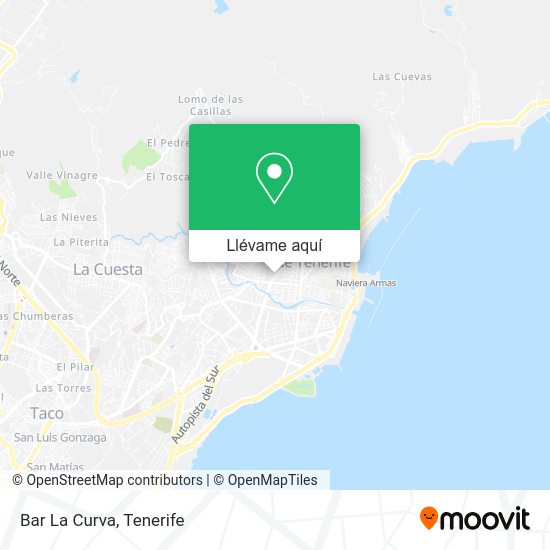 Mapa Bar La Curva