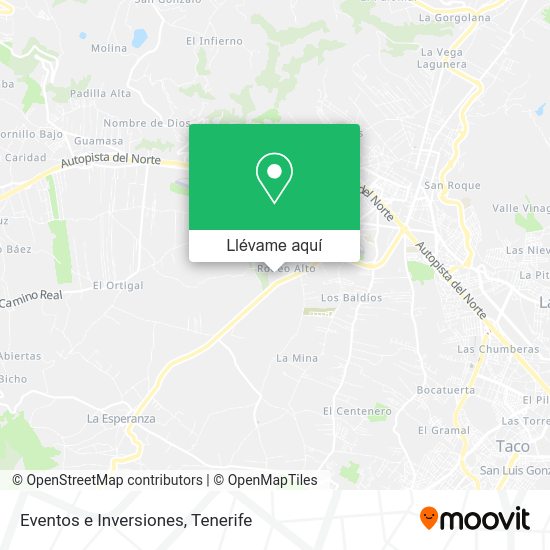Mapa Eventos e Inversiones