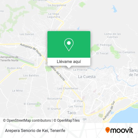 Mapa Arepera Senorio de Kei
