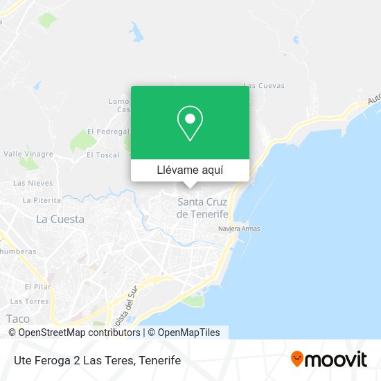 Mapa Ute Feroga 2 Las Teres