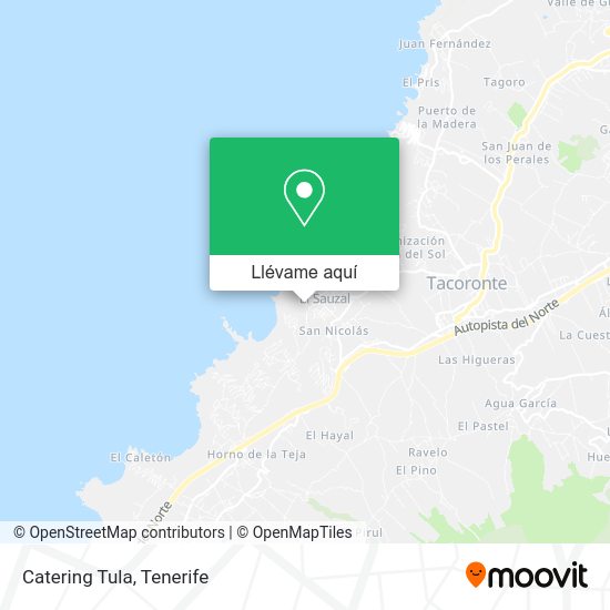 Mapa Catering Tula