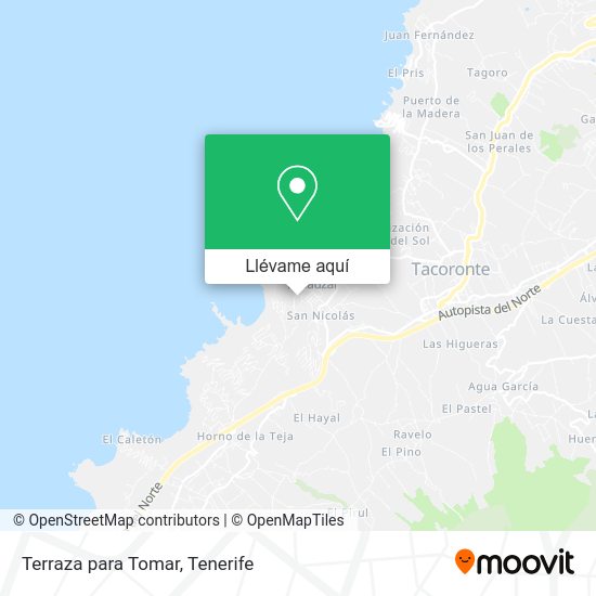 Mapa Terraza para Tomar
