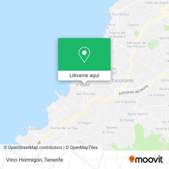 Mapa Vinci Hormigón