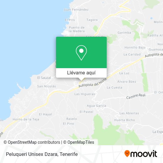 Mapa Peluqueri Unisex Dzara