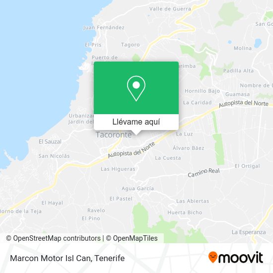 Mapa Marcon Motor Isl Can