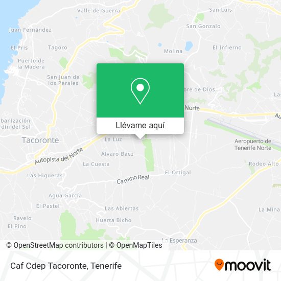 Mapa Caf Cdep Tacoronte