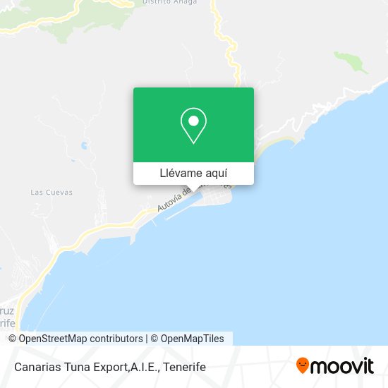 Mapa Canarias Tuna Export,A.I.E.