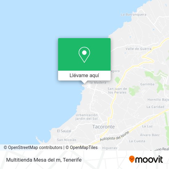Mapa Multitienda Mesa del m