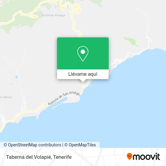 Mapa Taberna del Volapié