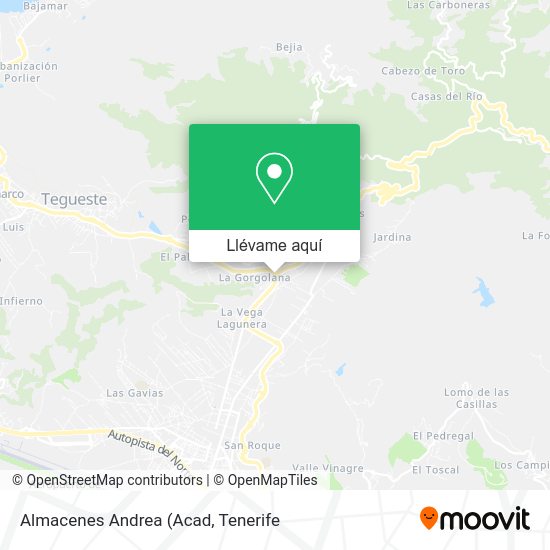 Mapa Almacenes Andrea