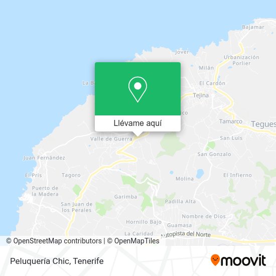 Mapa Peluquería Chic