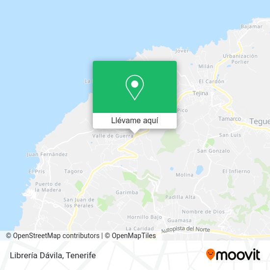 Mapa Librería Dávila