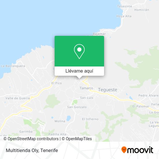 Mapa Multitienda Oly