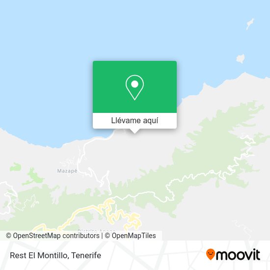 Mapa Rest El Montillo