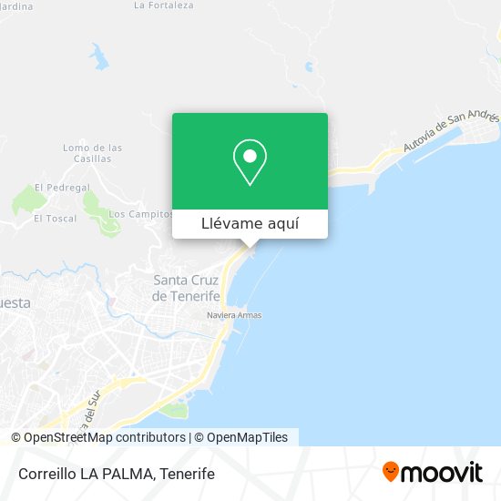 Mapa Correillo LA PALMA