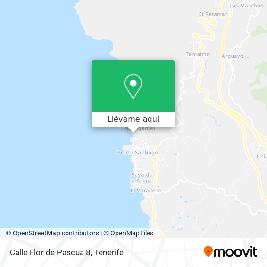 Mapa Calle Flor de Pascua 8