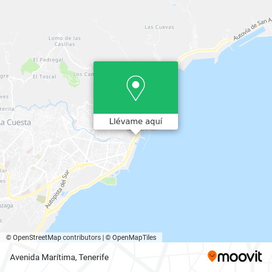 Mapa Avenida Marítima