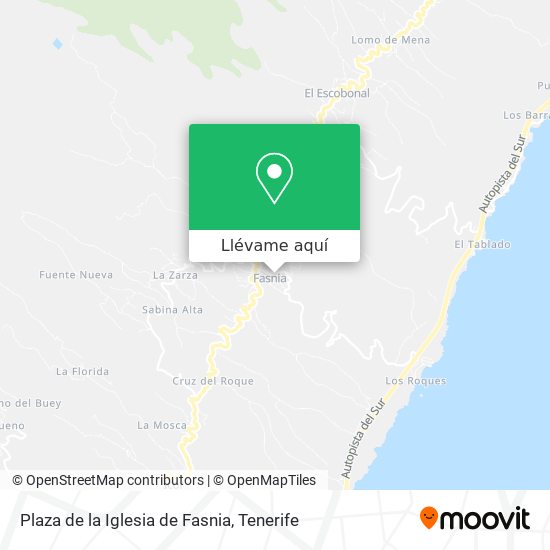 Mapa Plaza de la Iglesia de Fasnia
