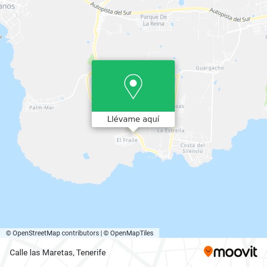 Mapa Calle las Maretas
