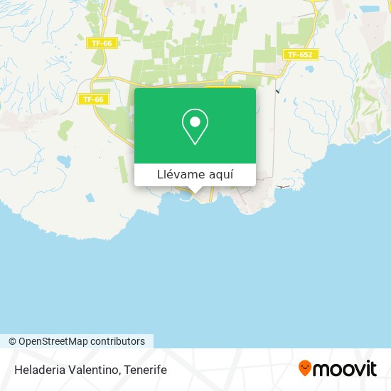 Mapa Heladeria Valentino