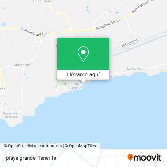 Mapa playa grande