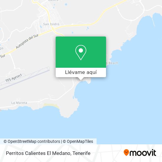 Mapa Perritos Calientes El Medano