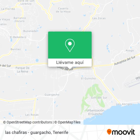 Mapa las chafiras - guargacho