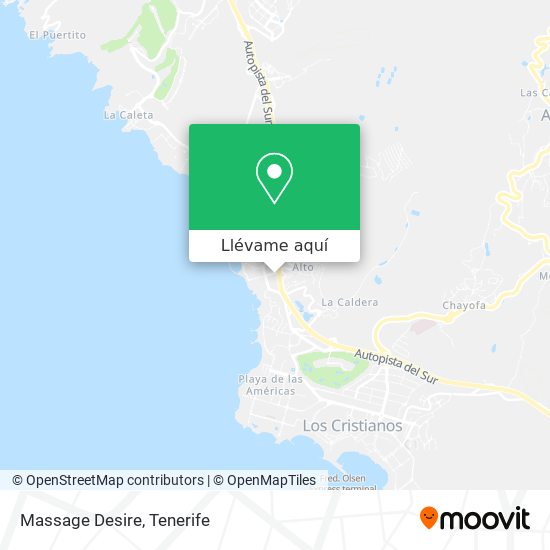 Mapa Massage Desire