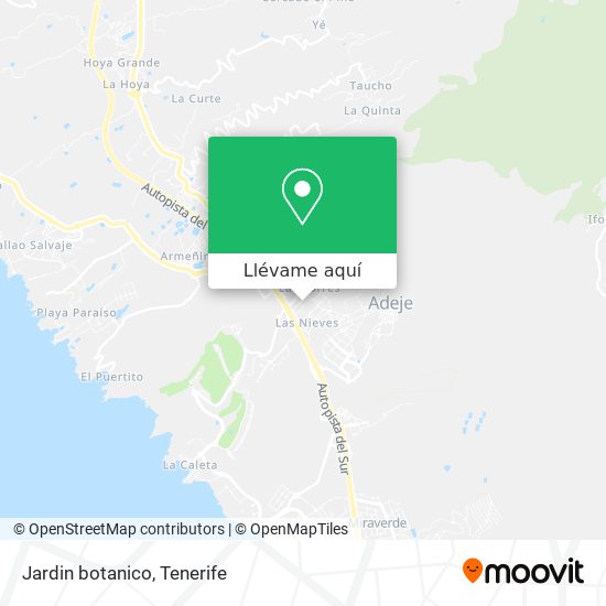 Mapa Jardin botanico