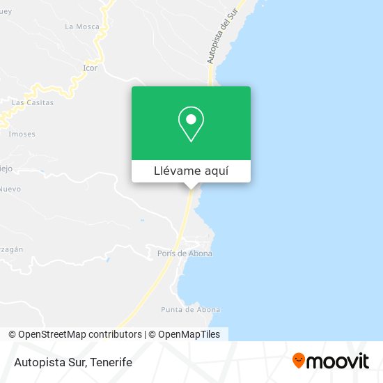 Mapa Autopista Sur