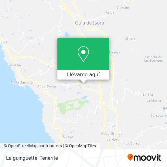 Mapa La guinguette