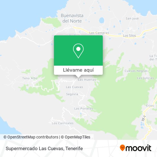 Mapa Supermercado Las Cuevas