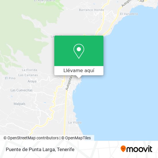 Mapa Puente de Punta Larga