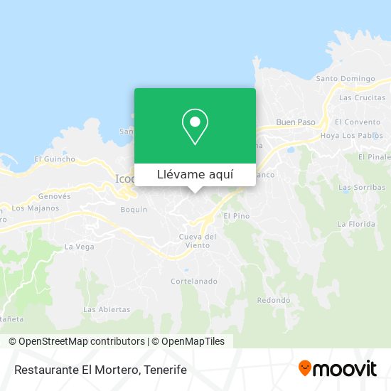 Mapa Restaurante El Mortero