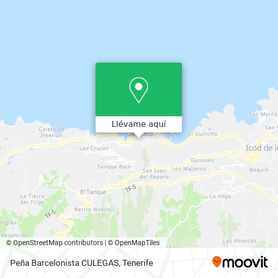 Mapa Peña Barcelonista CULEGAS