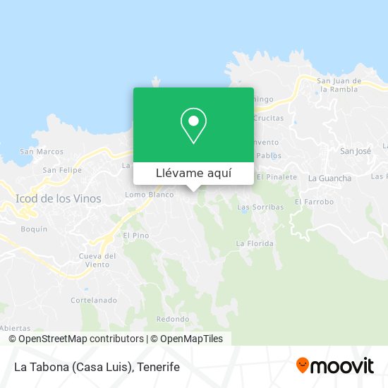 Mapa La Tabona (Casa Luis)