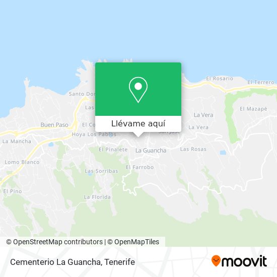 Mapa Cementerio La Guancha