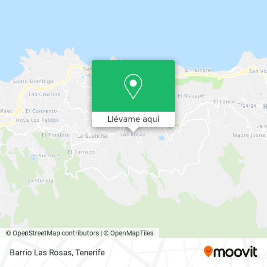 Mapa Barrio Las Rosas