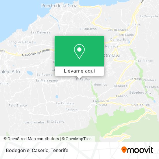 Mapa Bodegón el Caserío