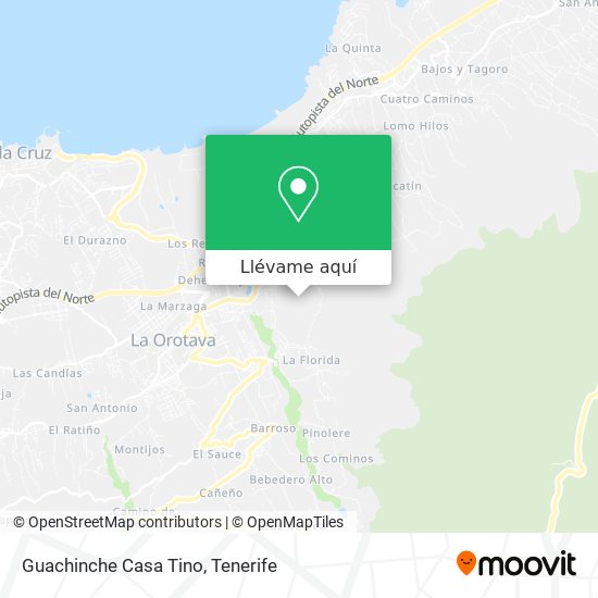 Mapa Guachinche Casa Tino