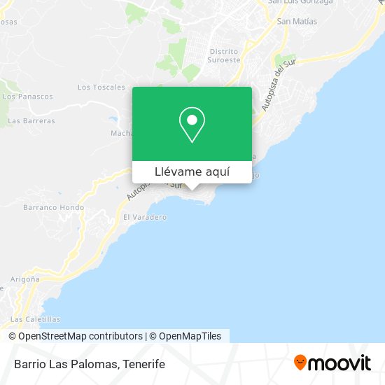 Mapa Barrio Las Palomas