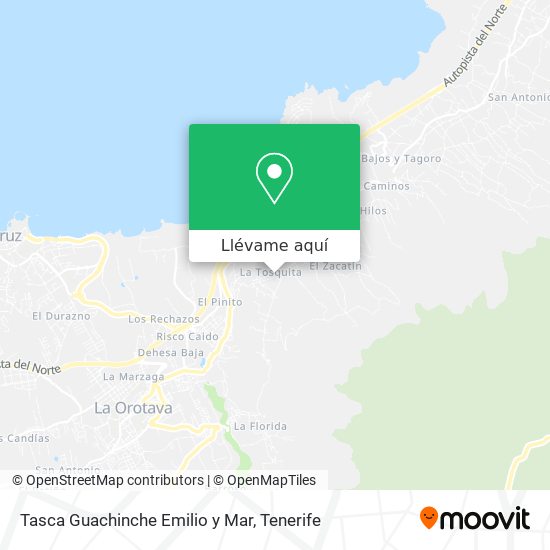Mapa Tasca Guachinche Emilio y Mar