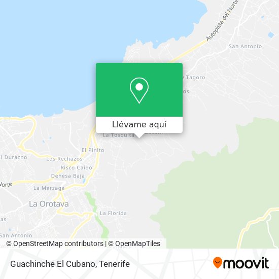 Mapa Guachinche El Cubano